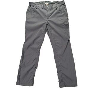 Duluth Pant Women 37x31, Tag 16x33 Gray Dry on the Fly Convertible Outdoor